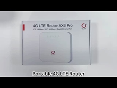 Roteador sem fio Home Olax Ax6 Pro 300Mbps Cat4 4000mah 4G LTE CPE Wifi