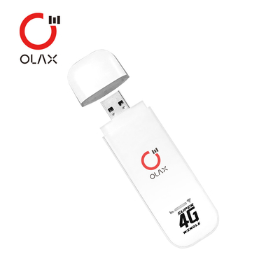 Alta velocidade branca de Olax U80 4G LTE 4G Sim Dongle For All Sim para a casa do PC