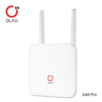 WAN/sem fio industrial LAN Modem Support de SIM Card do router do CPE de LTE 4G 32 dispositivos OLAX AX6 PRO